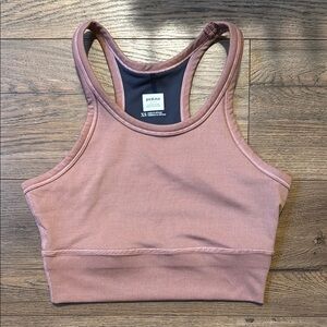 Prana Women's Ribbed Sports Bra - Mauve